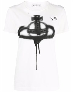 Футболка с логотипом Orb Vivienne westwood