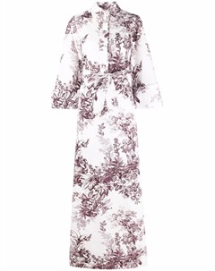 Платье рубашка макси Ethel с цветочным принтом Erdem