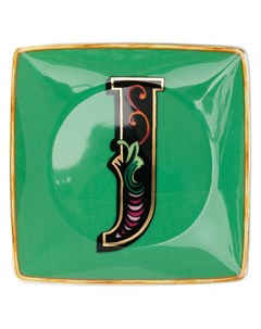 Тарелка Holiday Alphabet с принтом J Versace