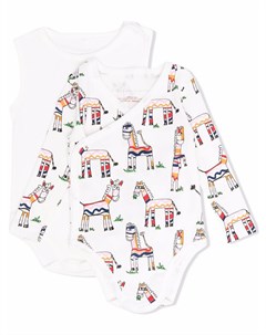 Комплект из трех боди с принтом Stella mccartney kids