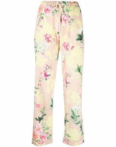 Прямые брюки с цветочным принтом Maison lejaby