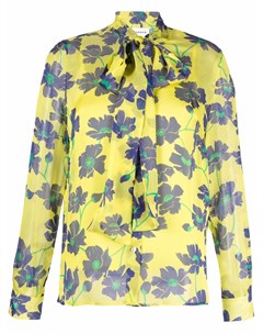 Шелковая блузка с цветочным принтом Parosh