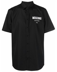 Рубашка с логотипом Moschino