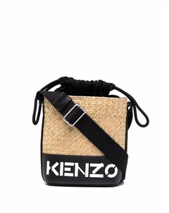Плетеная сумка через плечо с логотипом Kenzo