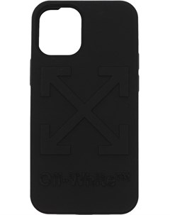 Чехол для iPhone 12 Mini с тиснением Arrows Off-white