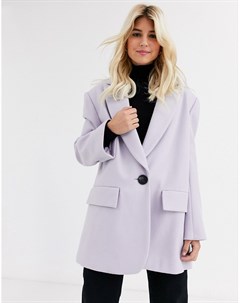 Пальто лавандового цвета Asos design