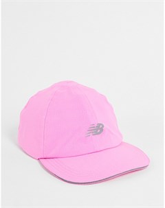 Розовая кепка унисекс с логотипом Running New balance