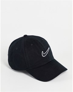 Черно белая кепка Heritage 86 Nike