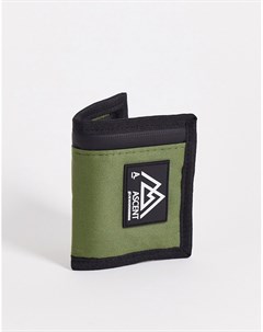 Бумажник цвета хаки в спортивном стиле с нашивкой Asos design