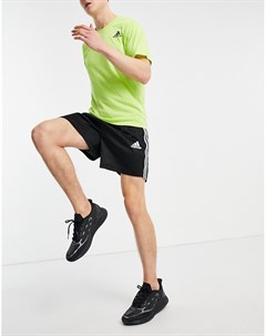 Черные шорты с 3 полосками adidas Training Adidas performance
