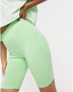 Зеленые шорты леггинсы от комплекта Asos design