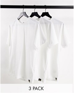 Набор из 3 белых футболок Dickies