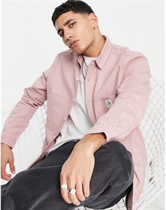 Розовая рубашка навыпуск Topman