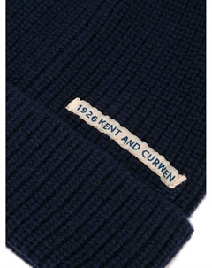 Kent curwen шапка с заплаткой один размер синий Kent & curwen