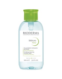 Мицеллярная вода для жирной и проблемной кожи с помпой 500 мл Sebium Bioderma