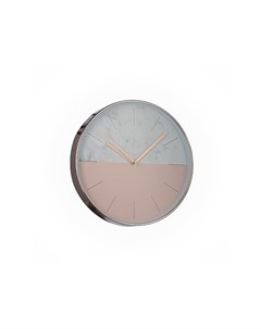Часы настенные white marble розовый 4 см Ogogo