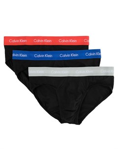 Комплект из трех трусов брифов с логотипом Calvin klein