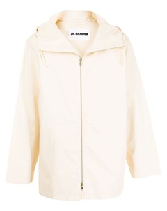 Куртка на молнии с капюшоном Jil sander