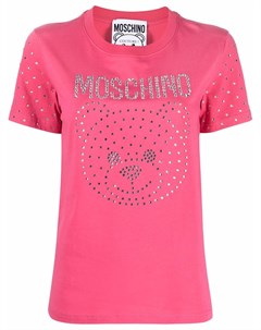 Футболка Teddy с кристаллами Moschino