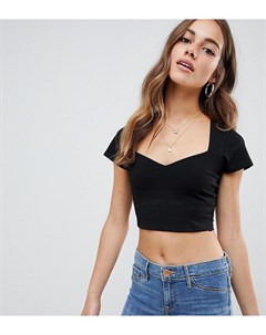 Топ с вырезом сердечком ASOS DESIGN Petite Asos petite