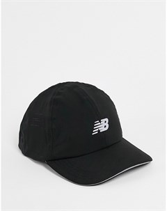 Черная кепка унисекс для бега с логотипом Running New balance