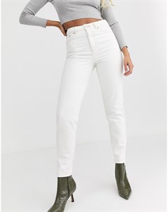Белые джинсы в винтажном стиле Topshop