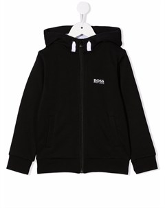 Худи на молнии с логотипом Boss kidswear