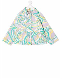 Рубашка с длинными рукавами и графичным принтом Emilio pucci junior