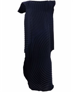 Платье миди асимметричного кроя со складками Issey miyake