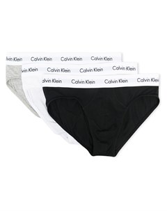 Комплект из трех трусов брифов с логотипом Calvin klein underwear