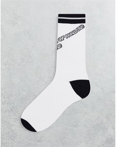 Носки черного и белого цвета с логотипом House of holland