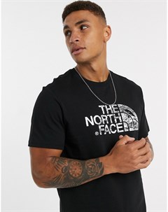 Черная футболка с логотипом Woodcut Dome The north face