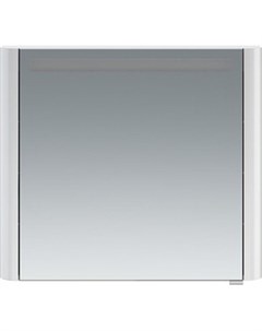 Зеркальный шкаф Sensation 80 левый с подсветкой белый глянец M30MCL0801WG Am.pm.