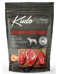 Сухой корм для собак с говядиной и овощами для мелких пород 3 кг Kudo
