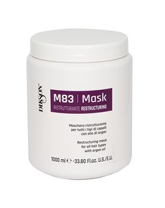 Восстанавливающая маска для всех типов волос с аргановым маслом Maschera Ristrutturante M83 1000 мл  Dikson
