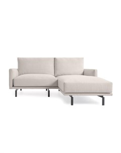 Трехместный диван galene с правым шезлонгом бежевый 194 см бежевый 194x94x166 см La forma