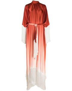 Платье с бахромой и эффектом градиента Kojak studio