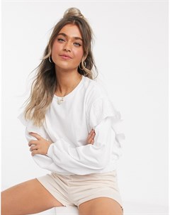 Свитшот с оборками Asos design