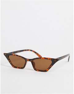 Солнцезащитные очки кошачий глаз прямоугольной формы с черепаховым дизайном I saw it first
