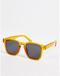 Солнцезащитные очки с квадратной оправой желтого цвета I saw it first