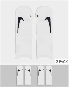 Набор из 2 пар носков в стиле унисекс с логотипом Nike running