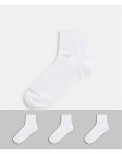 Набор из 3 пар белых носков New balance