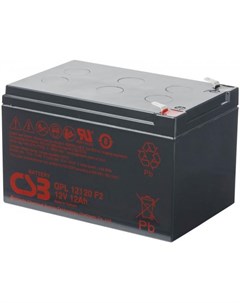 Батарея GPL12120 F2 12V 12AH увеличенный срок службы до 10 лет Csb