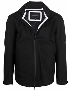 Легкая куртка на молнии с капюшоном Emporio armani