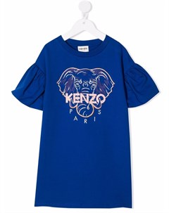 Футболка с вышивкой Elephant Kenzo kids