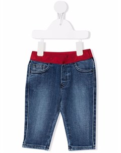 Джинсы с бахромой Emporio armani kids