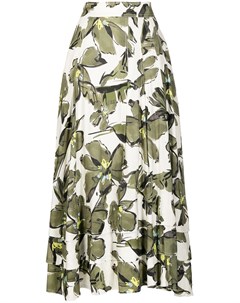 Многослойная юбка макси с цветочным принтом Aje