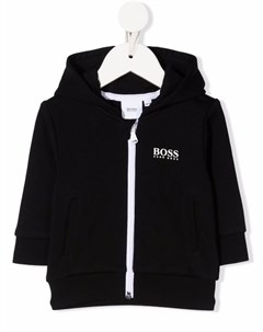 Худи на молнии с логотипом Boss kidswear