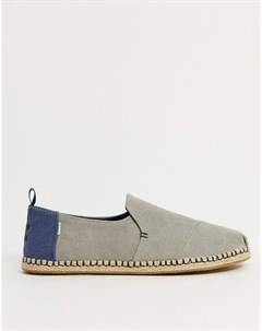 Серые эспадрильи Toms