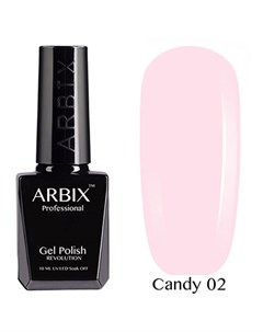 Гель лак Candy 02 Воздушный безе Arbix